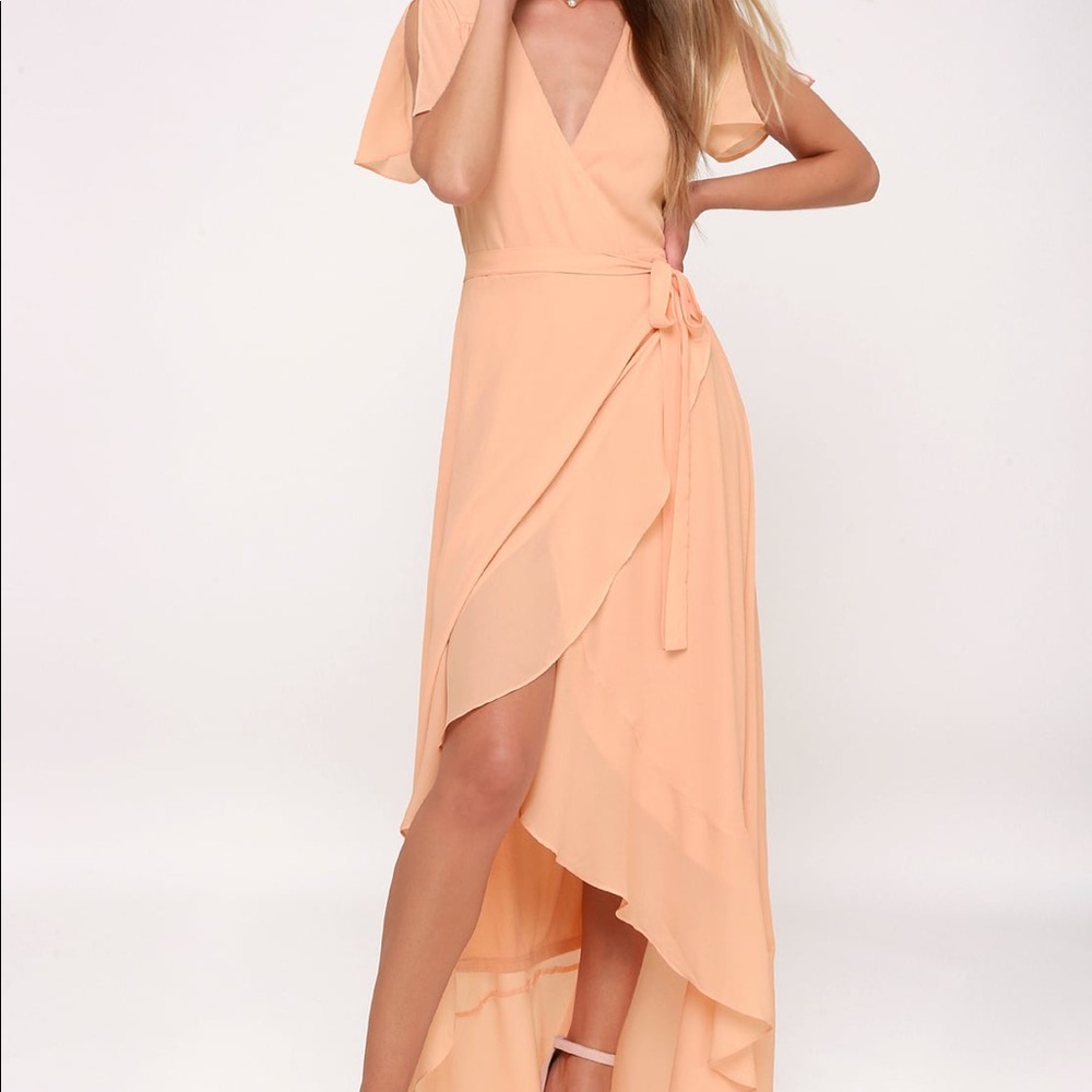 NWT Blush Wrap Maxi Dress Size S
